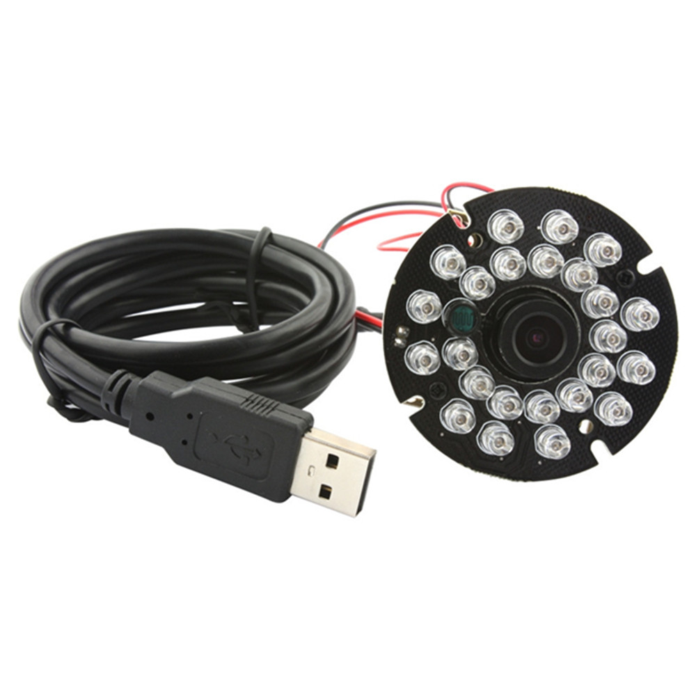 3MP H.264 WDR USB Camera module with infrare LED board for day and night building Entrance monitor - Click Image to Close